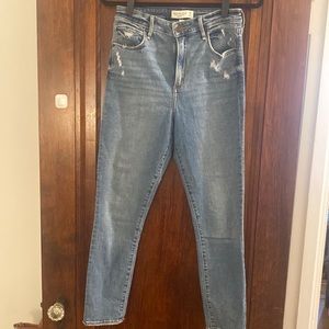 Abercrombie Super Skinny Ankle high rise curve love size 6